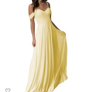 Miao Duo women's off shoulder chiffon dress